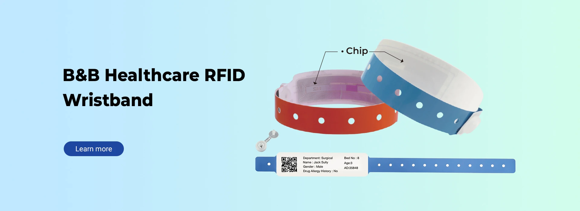 Healthcare RFID Wristband